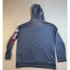 CD Guadalajara Chivas Rayadas Hoodie L Gray Soccer Club Pullover Flawed