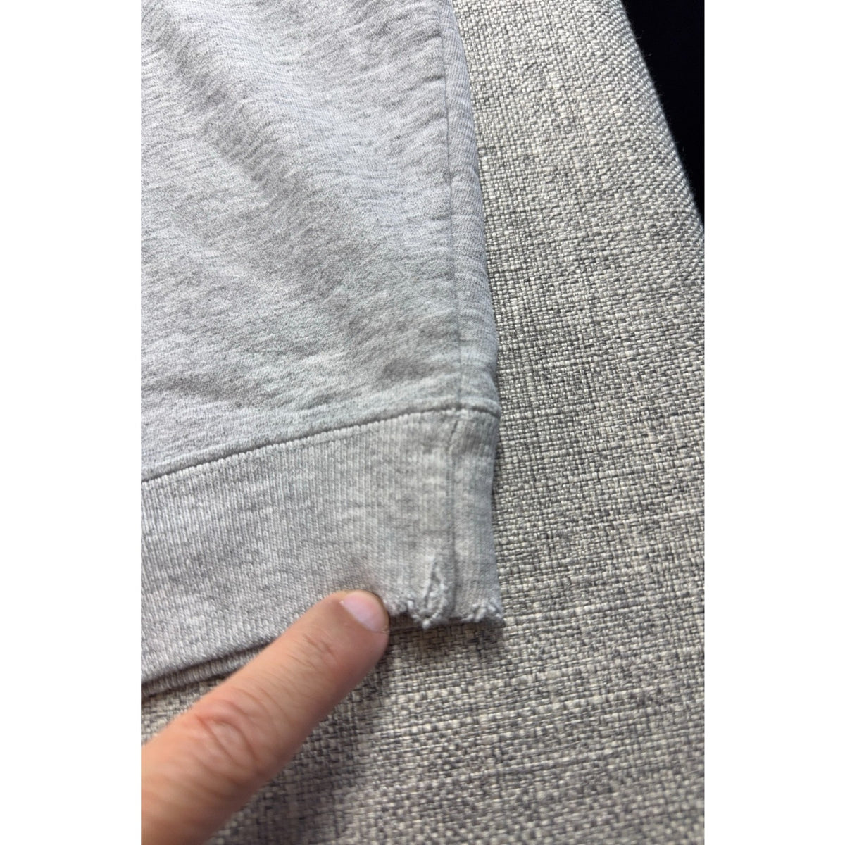 Vintage Old Navy Trademark Sweatshirt Mens XL Gray Crewneck Spellout Distressed