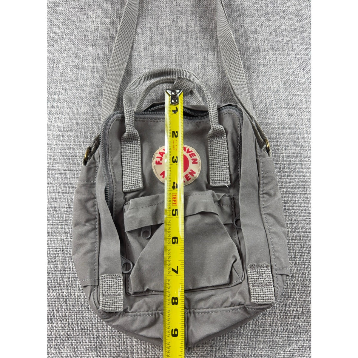Fjallraven Kanken Sling Bag 23797 Fog Gray Crossbody Mini Backpack Purse