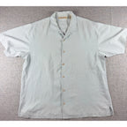 Tommy Bahama XL Silk Shirt Martini Embroidered I Dream of Tini Camp Hawaiian