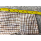 Panhandle Slim Western Shirt Mens 16.5 36 Large Tall Brown Plaid Pearl Snap