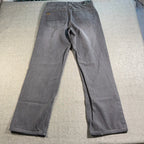 Kikwear Rushmore Jeans Mens 33x30 Gray Baggy Wide Leg Y2K Rave Skater Denim