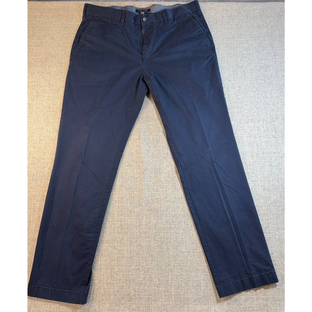 Tommy Hilfiger Chino Pants Mens 38x30 Navy Tailored Fit Tagged 38x34