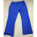 FIGS Kade Cargo Scrub Pants Women XL Petite Royal Blue Straight Leg 1000219