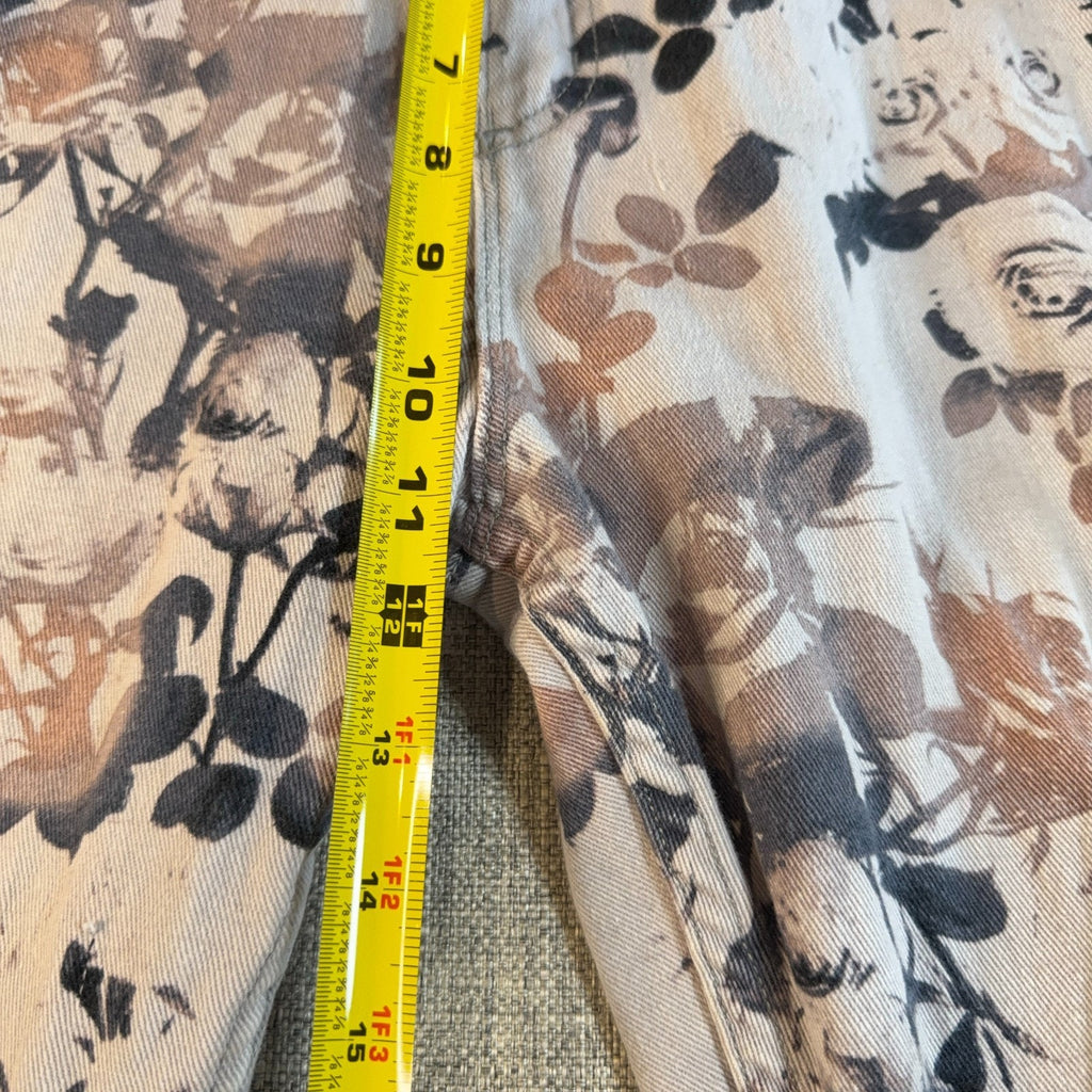 BDG Urban Outfitters High Rise Twig Ankle Floral Skinny Jeans Womens 32x29