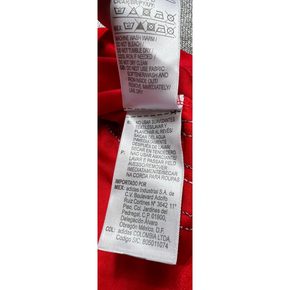 Adidas America de Cali 2017-18 Home Soccer Jersey Pepsi Red Men’s XL