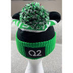 Austin FC Beanie Pom Knit Hat Q2 Stadium Black Green MLS Soccer One Size