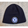 Chelsea FC Beanie Hat Navy Blue Embroidered Crest Official Licensed Soccer EPL