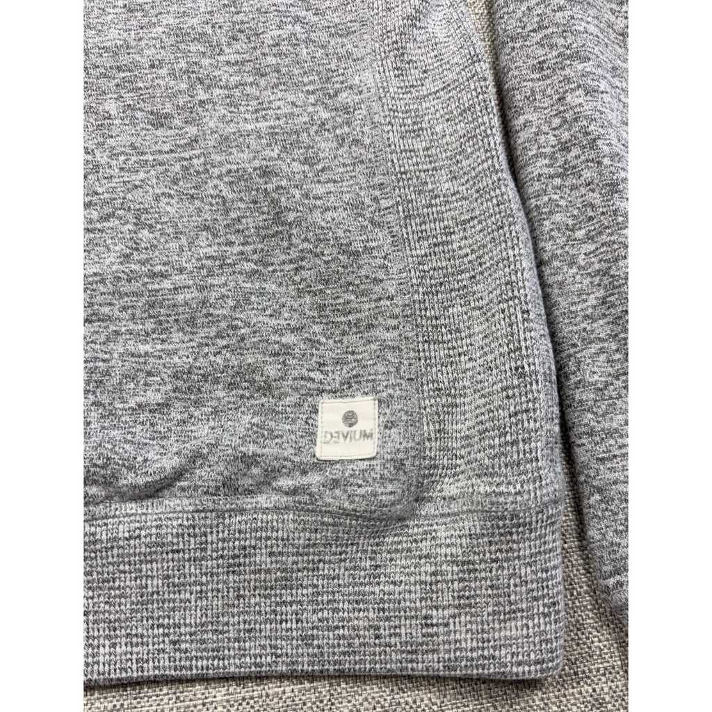 Devium Made in USA Gray Marled Pullover Hoodie Tagged Large