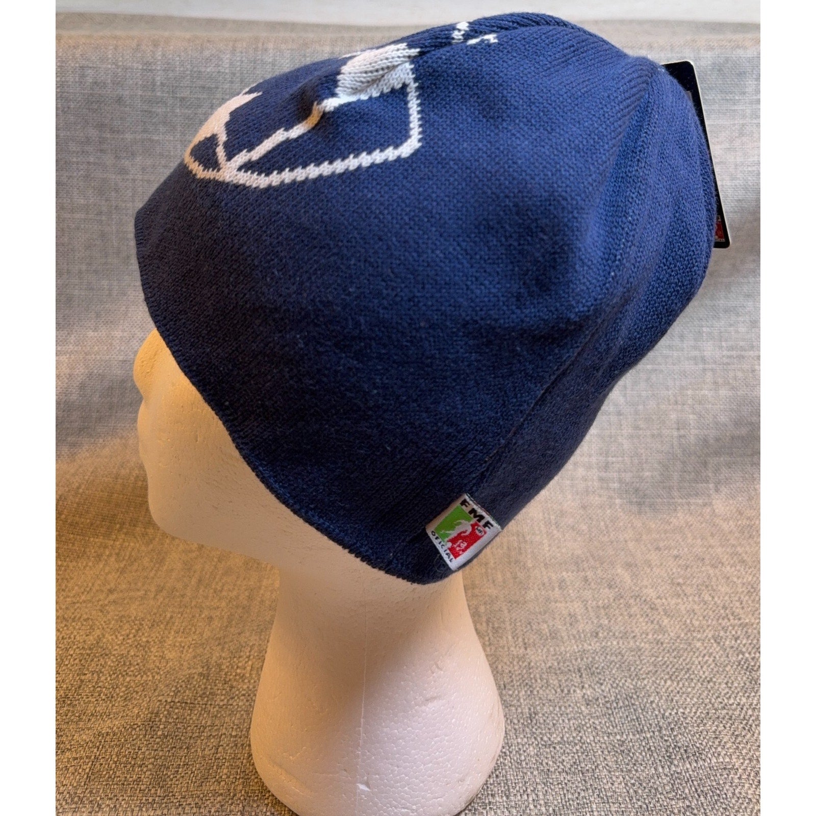 CF Monterrey Rayados Reversible Beanie NWT FMF Liga MX Soccer Knit Hat Blue