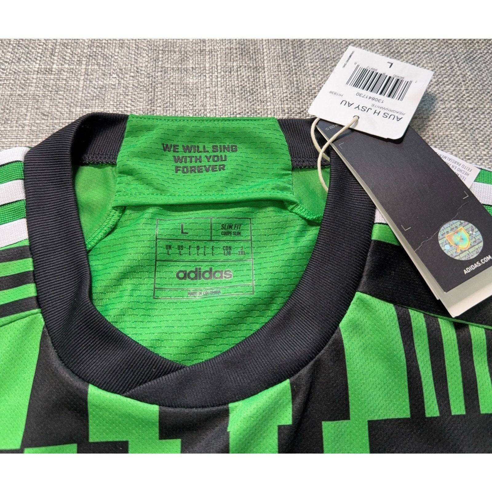 adidas Austin FC 2023/24 Las Voces Authentic Jersey Mens L NWT HI1836