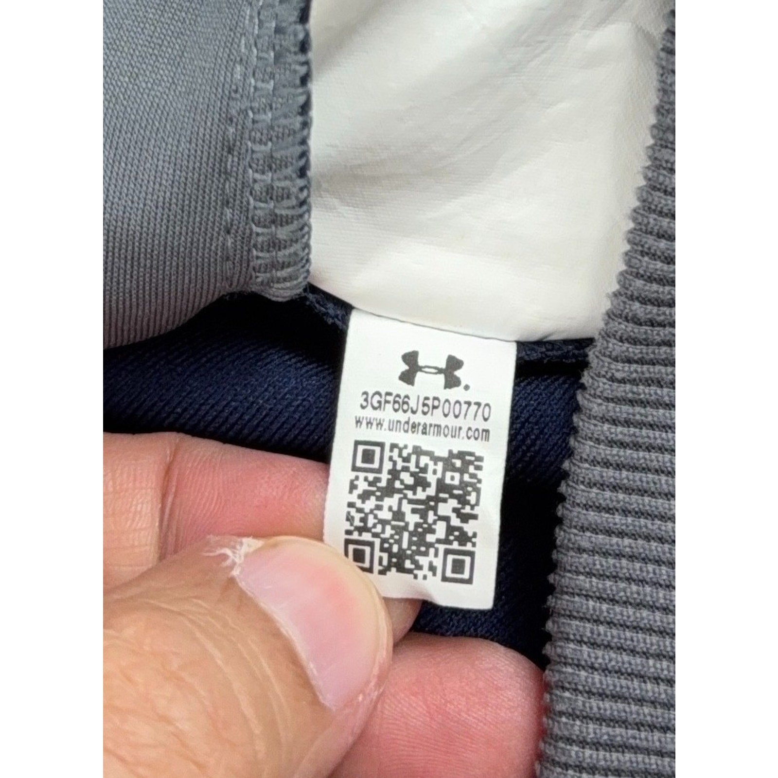 Under Armour Navy Midshipmen Jacket Men M US Naval Academy Full Zip Blue Gray