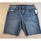 7 For All Mankind Denim Shorts Mens 33 NWT Raw Hem Cutoff Stretch Blue Jeans