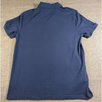 Original Penguin Polo Shirt Mens M Navy Blue Textured Cotton Golf Casual