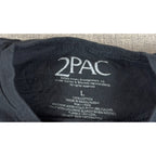 Tupac 2Pac Trust Nobody T Shirt Mens L Black Rap Hip Hop Graphic Tee
