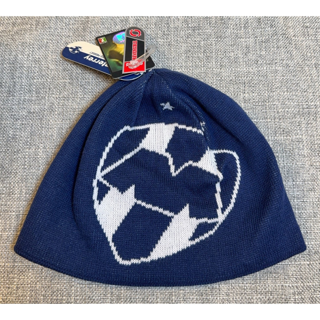 CF Monterrey Rayados Reversible Beanie NWT FMF Liga MX Soccer Knit Hat Blue