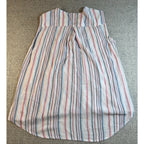 KUT From The Kloth Striped Faux Wrap Cold Shoulder Blouse Women’s M