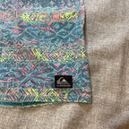 Quiksilver Highline Board Shorts Mens 36 Blue Pink Abstract Surf Swim 19"