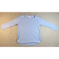 Tommy Bahama Women XS Gray 3/4 Sleeve Shirt Curved Hem Casual Knit Top