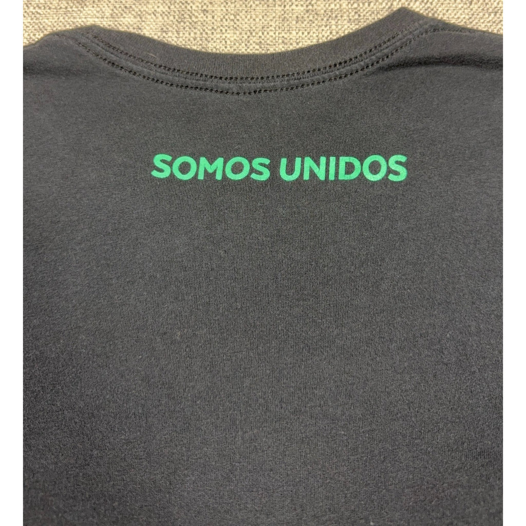New Mexico United Soccer T Shirt Men L Black Turquoise Somos Unidos USL