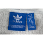 Adidas Originals Trefoil Hoodie Womens S White Gray Navy Colorblock Pullover