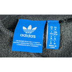 Adidas Originals Hoodie Mens M Black Trefoil 3 Stripes Sleeve Graphic Pullover