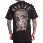 Sullen Art Collective Sicarios T-Shirt Men's L Black Skull Tattoo NWT
