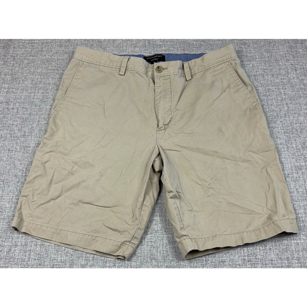 Banana Republic Shorts Lot 3 Men's Size 33 Aiden White Yellow Khaki Bundle