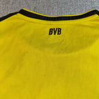 Borussia Dortmund 2016-17 Home Jersey Puma BVB Evonik Men L Yellow Flaws