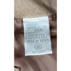 Valerie Stevens Womens Suede Leather Blazer Taupe Tan Jacket Vintage Small