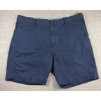 Polo Ralph Lauren Chino Shorts Mens 44B Navy Blue Stretch Classic Fit 9"