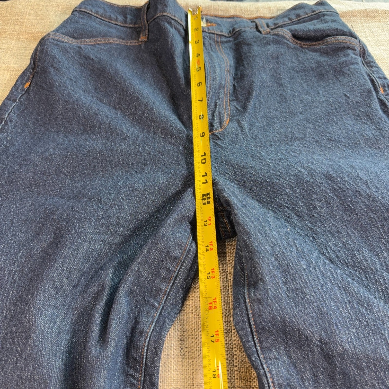 Favorite Daughter The Mischa Jeans Womens 31 Dark Wash Wide Leg High Rise Pepper