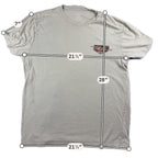 Wrangler ZZ Top Lowdown Since 69 Mens L Tan Double Sided Graphic T Shirt