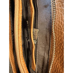 Trinity Ranch Western Tote Purse Brown Studded Fringe Cowgirl Shoulder Bag