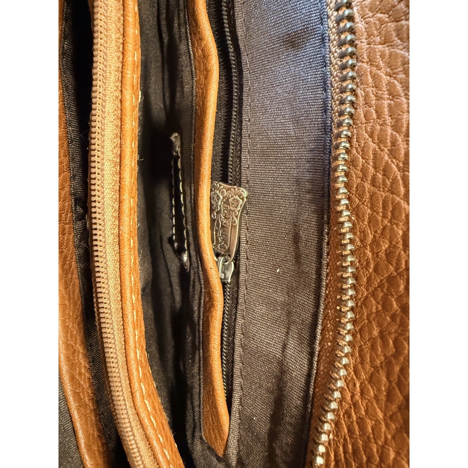 Trinity Ranch Western Tote Purse Brown Studded Fringe Cowgirl Shoulder Bag