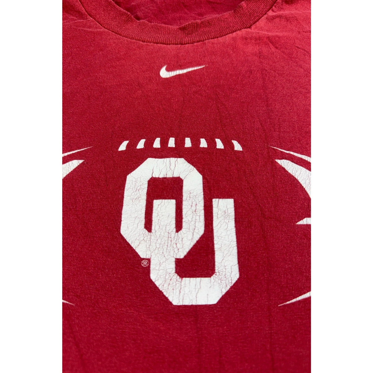 Nike Oklahoma Sooners OU Football T Shirt Mens XL Red Big 12 College NCAA
