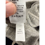 Eddie Bauer Mens XL Quarter Zip Sweater Fleece Pullover Gray Sherpa Lined