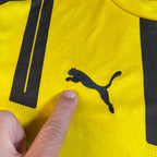 Borussia Dortmund 2016-17 Home Jersey Puma BVB Evonik Men L Yellow Flaws