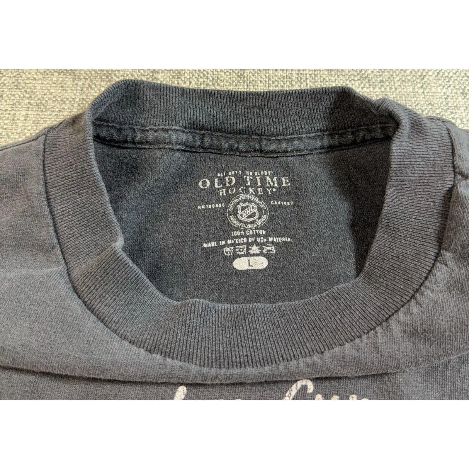 Boston Bruins 2011 Stanley Cup Playoffs Shirt Mens L Old Time Hockey NHL