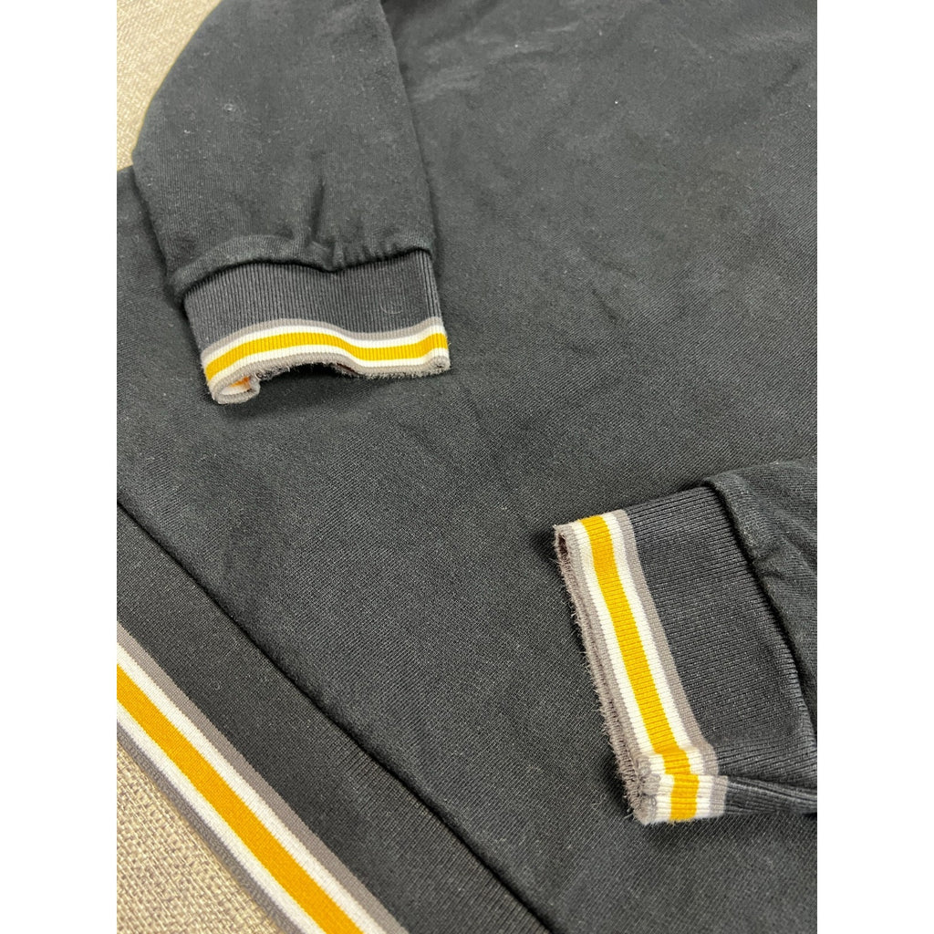 Zara Balance Tiger Elephant Embroidered Sweatshirt Womens L Black Rare