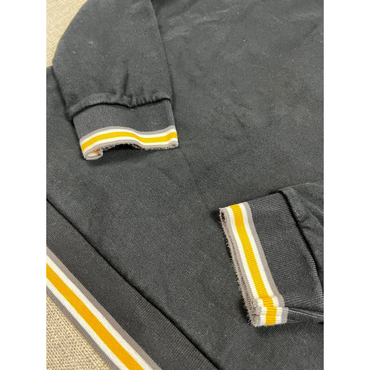 Zara Balance Tiger Elephant Embroidered Sweatshirt Womens L Black Rare