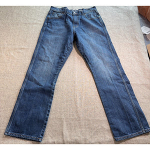 Wrangler Retro Relaxed Boot Jeans Men’s 33x34 Blue Western Stretch Denim