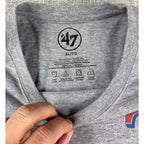 Elvis Andrus Texas Rangers T Shirt Mens XL Gray 47 Brand MLB Baseball #1 Graphic