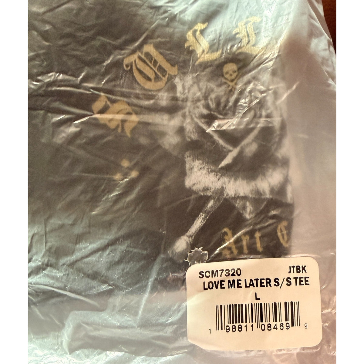 Sullen Art Collective Love Me Later Premium T Shirt Mens L Black NWT SCM7320