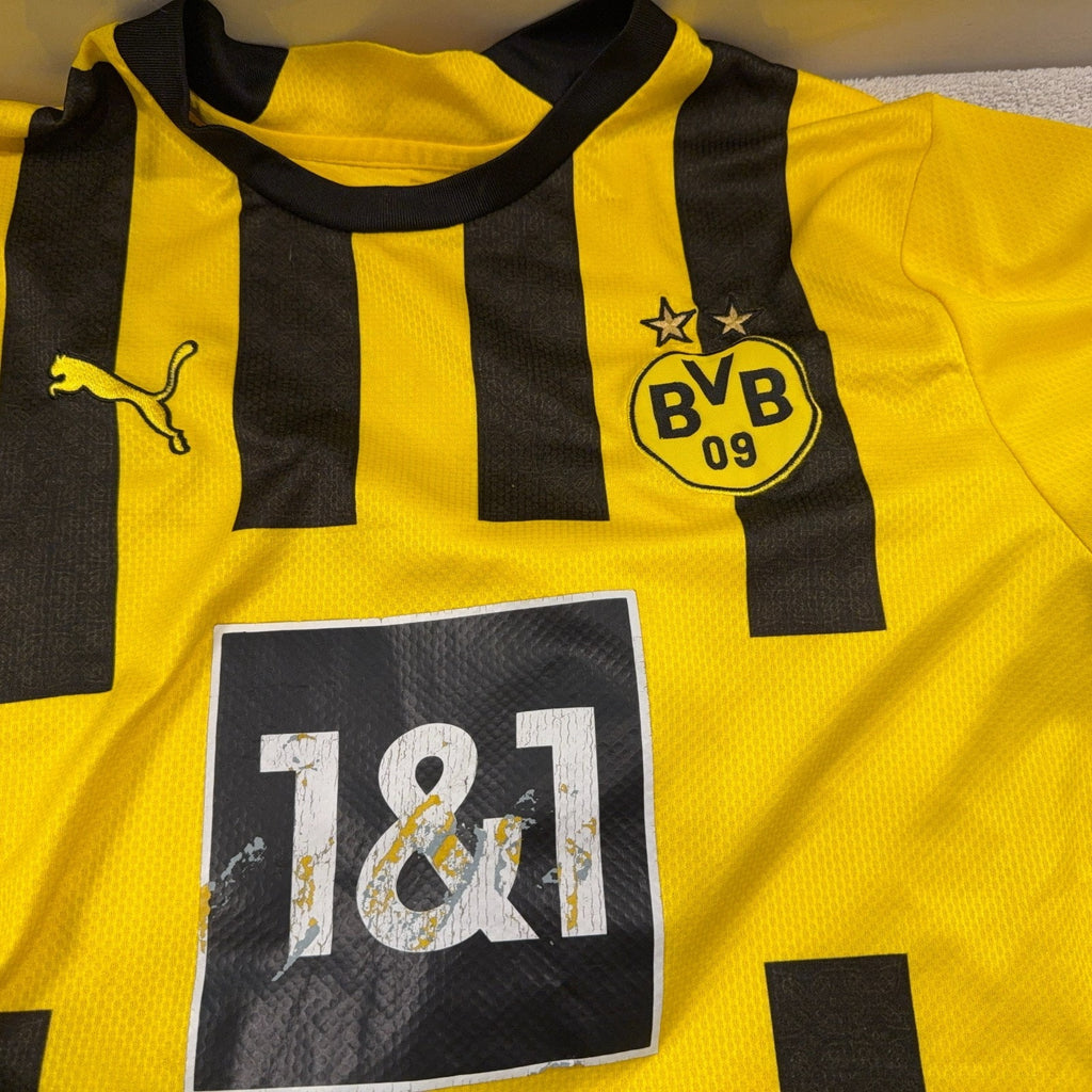 Puma Borussia Dortmund BVB Jersey Mens Small Yellow Black #8 Soccer Football Kit