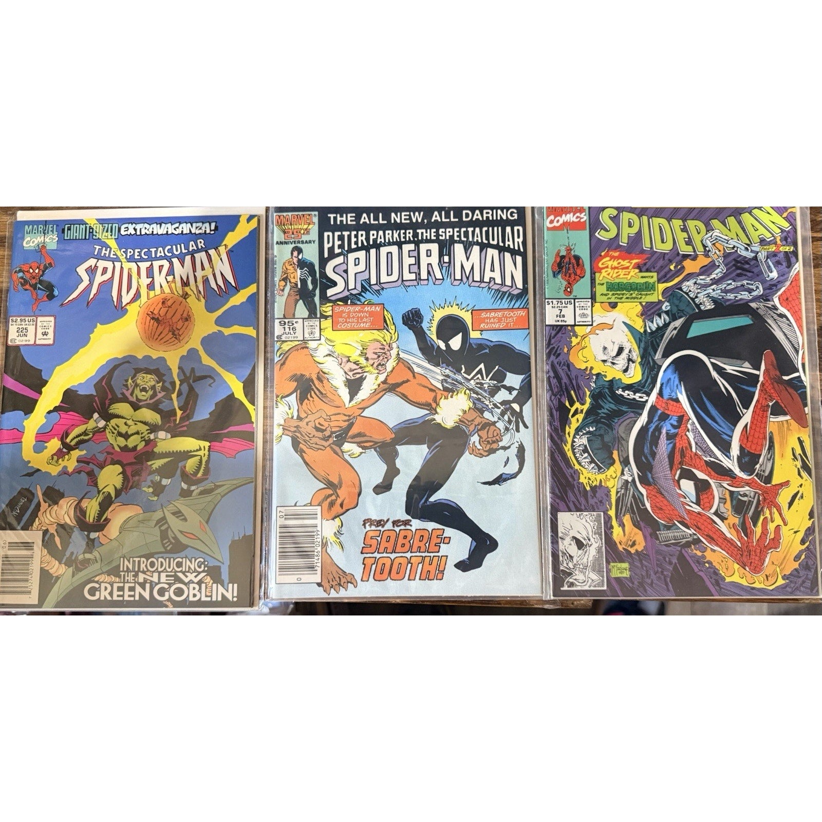 Spider-Man Villains Hulk/Venom #1 Sinister 6 Hob/ Green Goblin Sabretooth Marvel
