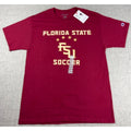 Champion Florida State FSU Womens Soccer Four Stars T Shirt Medium NWT Garnet