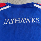Champion Kansas Jayhawks Women’s L Blue Embroidered Crewneck Sweatshirt KU