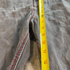 Coogi Australia Jeans Mens 42x35 Gray Baggy Y2K Hip Hop Embroidered Denim