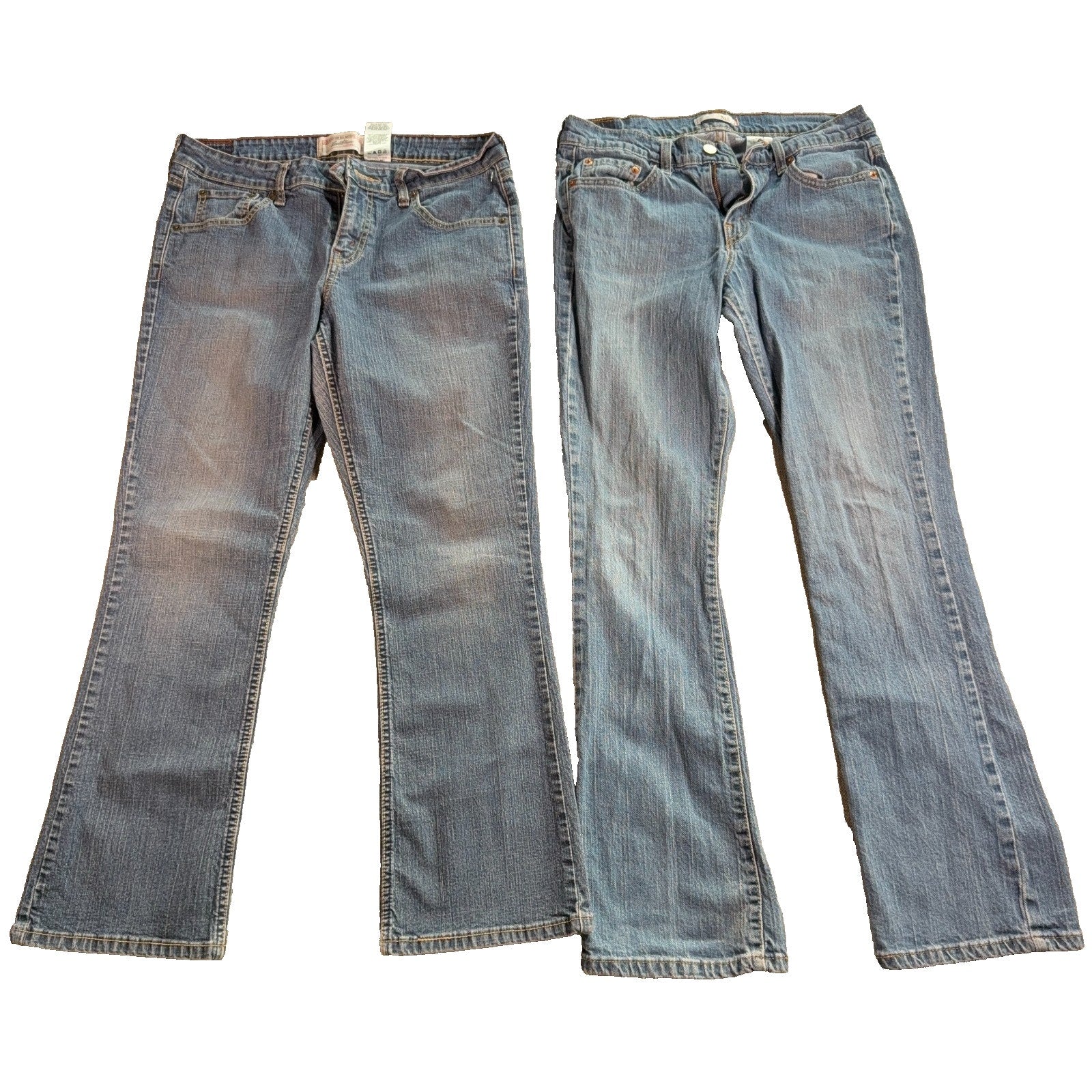 Lot of 2 Levi’s Women’s Jeans Size 8M Bootcut Stretch Denim Blue Category